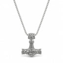 Wikinger Halskette mit Thors Hammer Anhänger – Mjölnir Kette für Herren