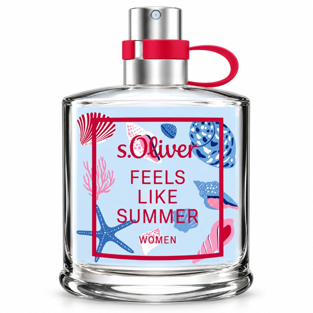 S.Oliver Women Feels Like Summer Eau de Toilette 30 ml – fruchtig-blumiger Damenduft mit Melone, Rose und Sandelholz