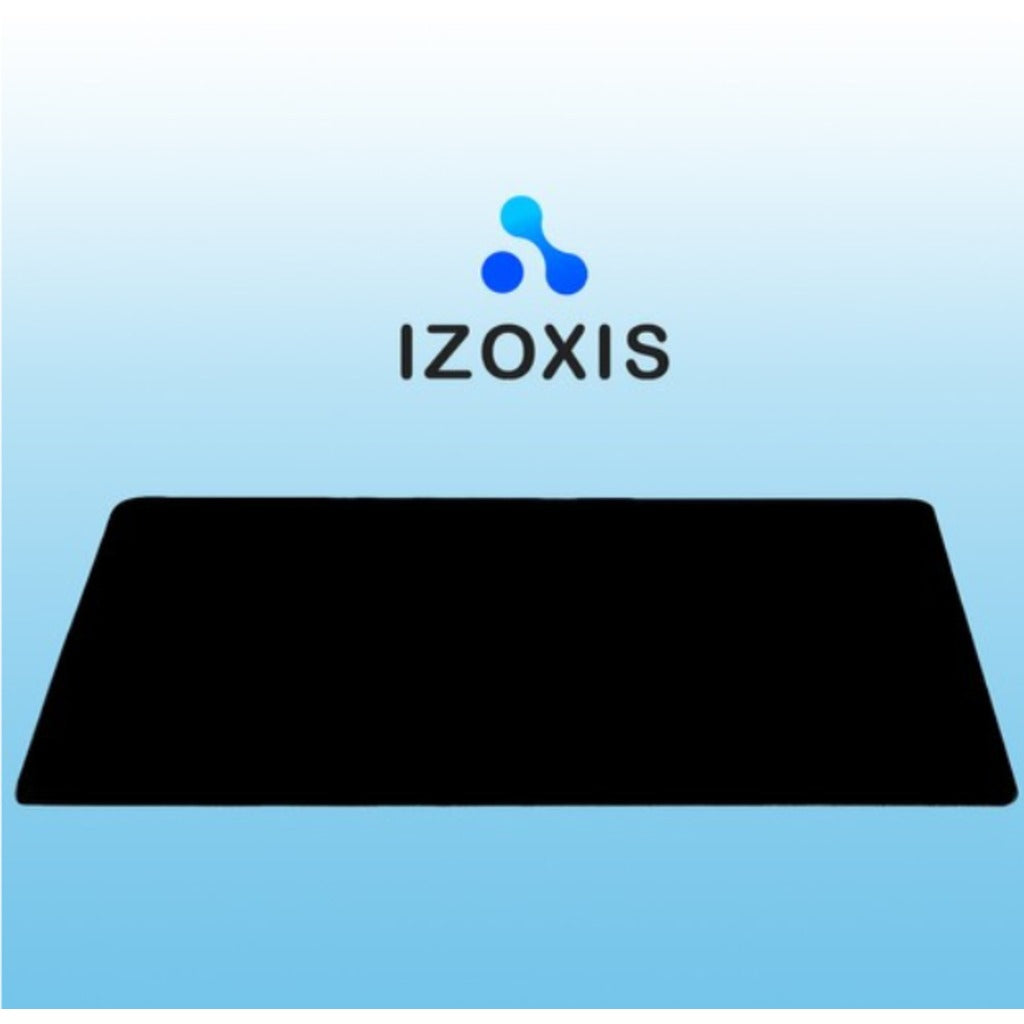 Izoxis XXL Maus- und Tastaturpad Schwarz 90x45 cm – rutschfeste Schreibtischunterlage für Gaming und Büro – Bild 2
