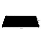Izoxis XXL Maus- und Tastaturpad Schwarz 90x45 cm – rutschfeste Schreibtischunterlage für Gaming und Büro – Bild 3