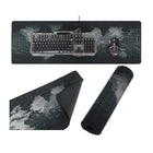 Izoxis XXL Mauspad 88x30 cm Grau – rutschfeste Schreibtischunterlage für Gaming und Büro – Bild 5
