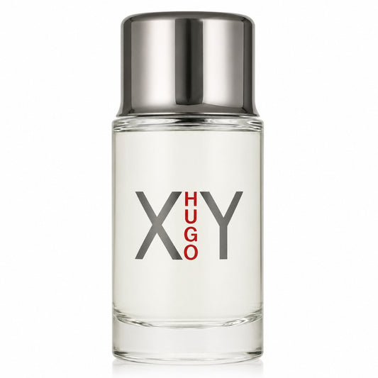 Hugo Boss XY Man Eau de Toilette 100 ml – frischer holzig-aromatischer Herrenduft mit Bergamotte, Minze und Zeder