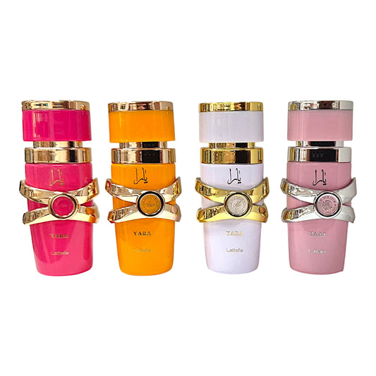 Lattafa Yara Set  2x100ml,  4x5ml oder 4x25ml Eau de Parfum Geschenkset