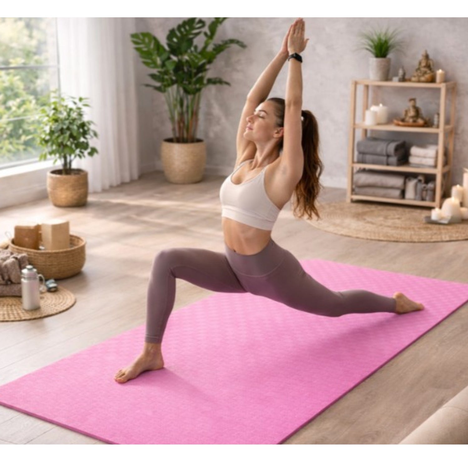 Yoga Matte 190x90 cm 1 cm Dick Fitness, Pilates & Gymnastik Trainingsmatte