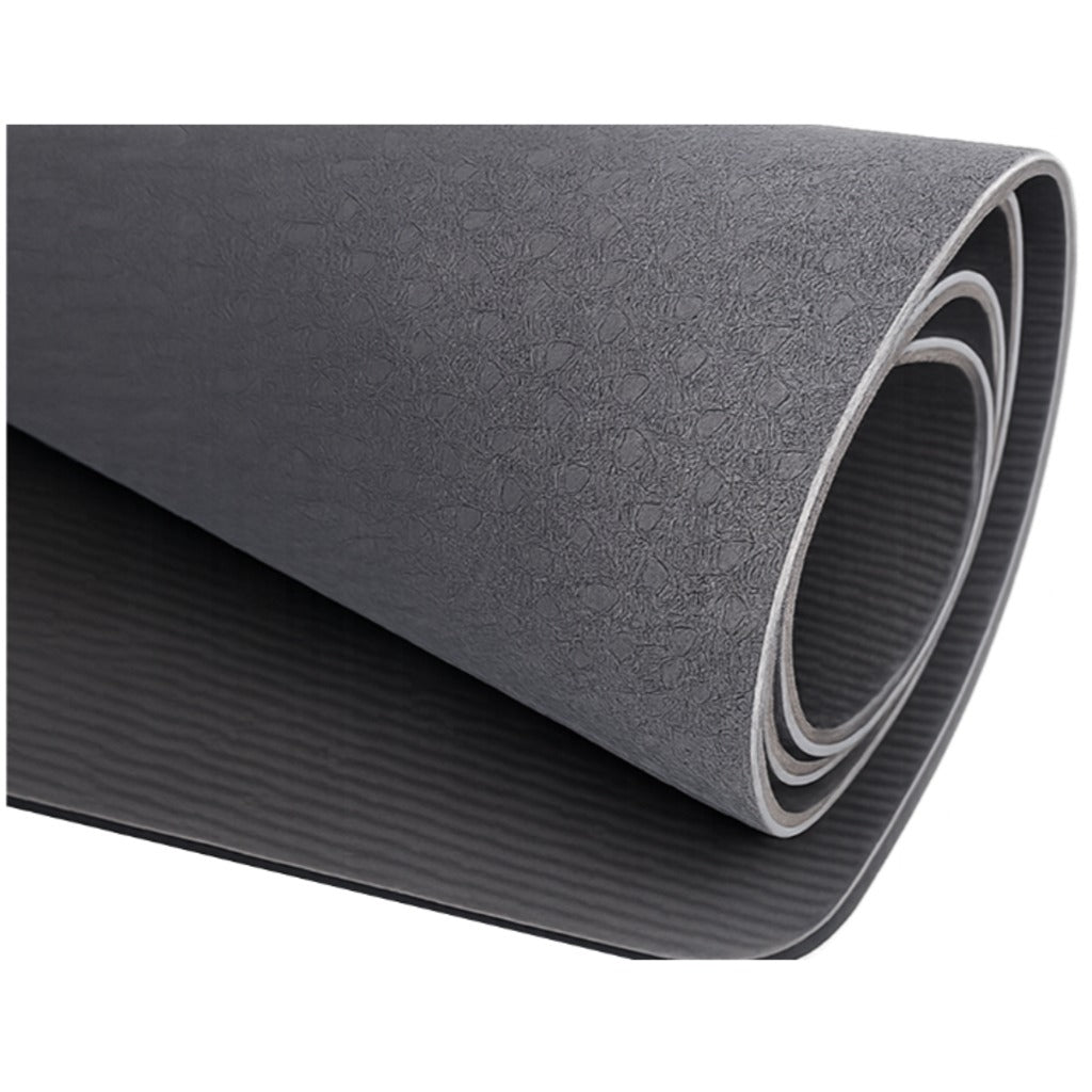 Yogamatte Gymnastikmatte 183x60 cm grün – Übungsmatte für Yoga, Pilates und Fitness mit Schutzhülle – Bild 7