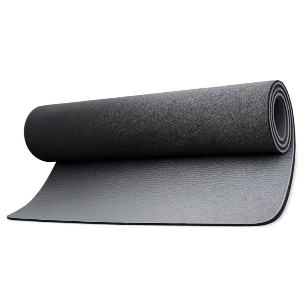 Yogamatte Gymnastikmatte 183x60 cm grün – Übungsmatte für Yoga, Pilates und Fitness mit Schutzhülle – Bild 9