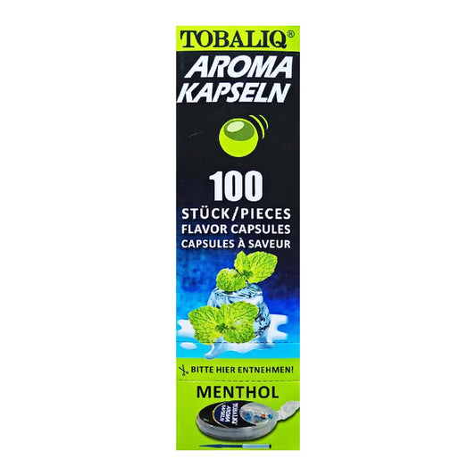 Aroma Kapseln für Zigarette Menthol Geschmack 10x100= 1000 Stück