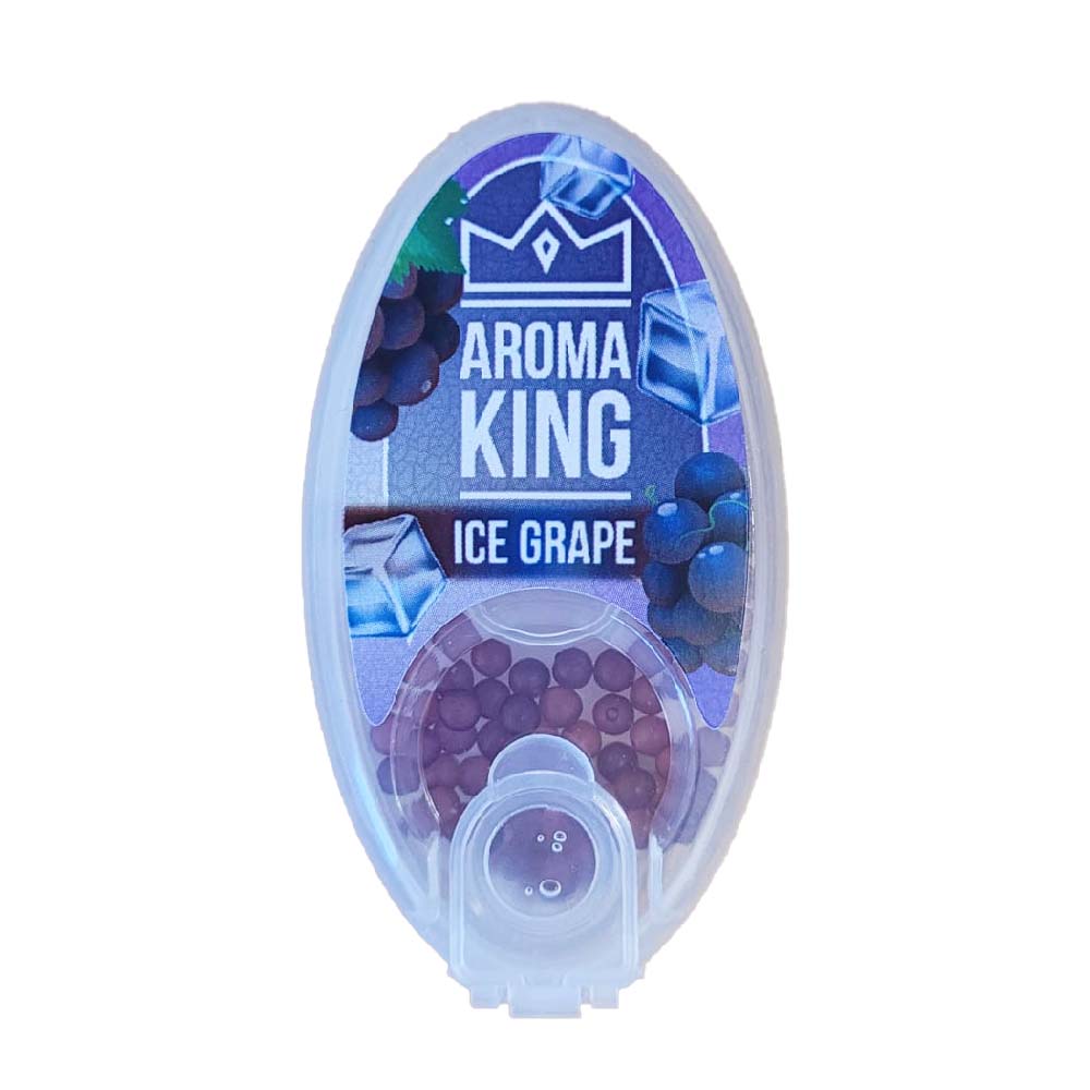 Aroma King Aroma Kapseln für Zigarette Ice Grape Geschmack 100 Stk