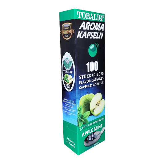 Aroma Kapseln für Zigarette Apfel Minze 12x100= 1200 stück