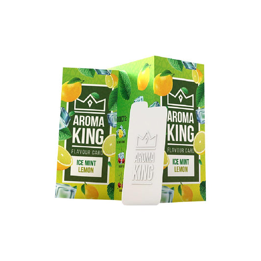 Aroma King Aromakarte Ice Mint Lemon, Eis Minze Zitrone 25er Pack