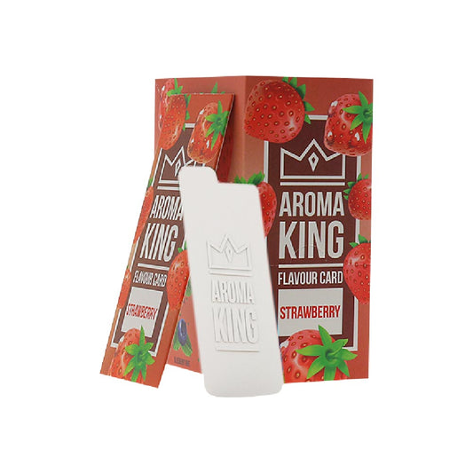 Aroma King Aromakarte Strawberry, Erdbeere Geschmack 25er Pack