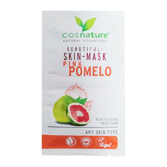 Cosnature Skin Mask Pink Pomelo Vegan 2x 8ml