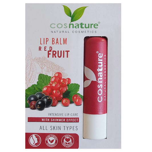 Balsamo Labbra Frutti Rossi Biologico 4,8g di Cosnature