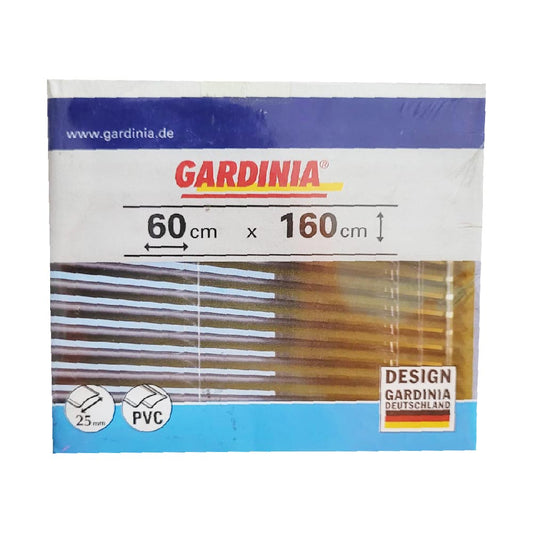 Gardinia aus PVC Jalousie 25mm 60x160 cm weiß