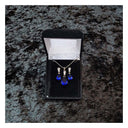 Damen Schmuck Set Kette mit Anhänger und Ohrstecker im Geschenkbox