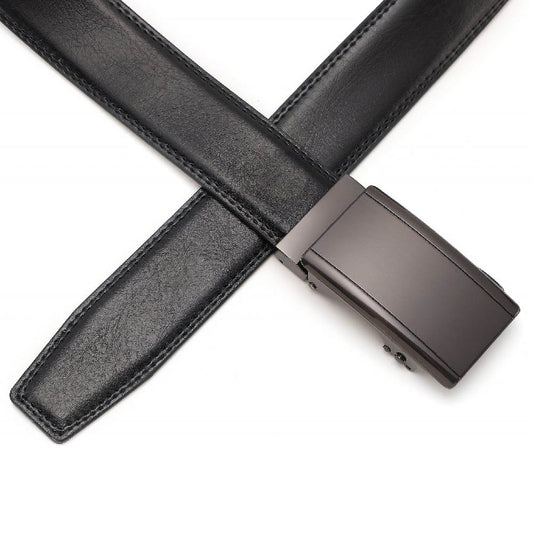 Gürtel mit Automatikschliesse Schwarz Gr. 110 cm