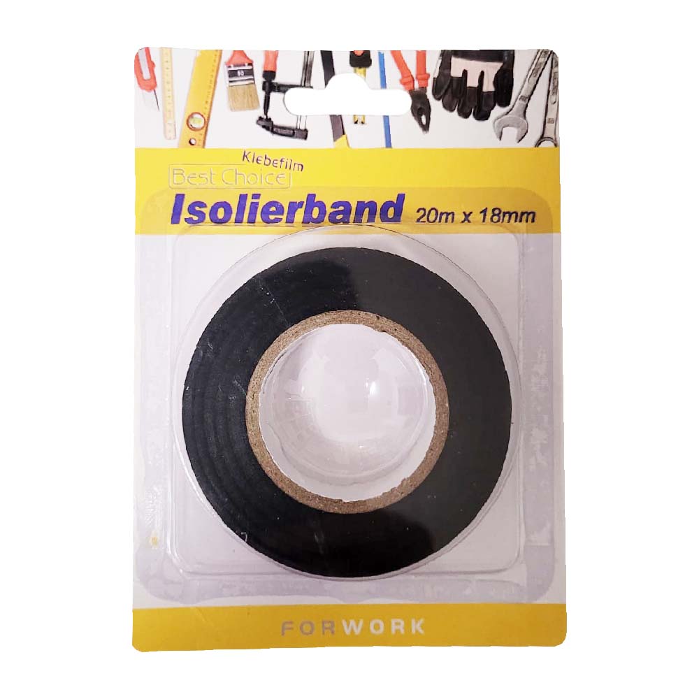 Isolierband 20m x 18mm auf Blister 