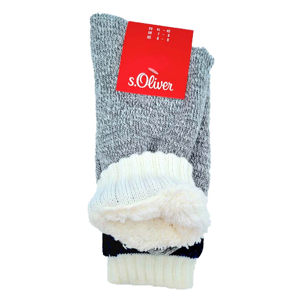 Kuschelsocken mit Teddyfellfütterung von s.Oliver Größe 37-38