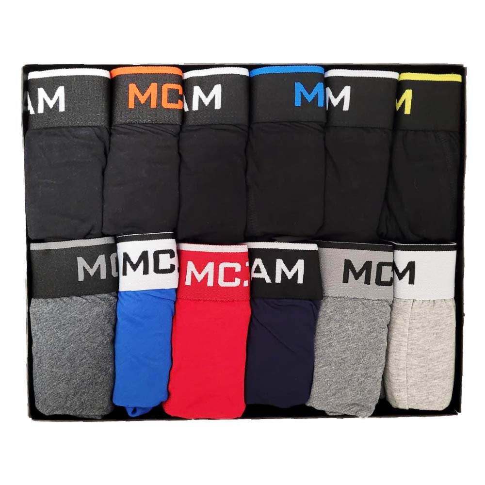 Mc.Tam Boxershorts 12er Pack Unterhose Set Gr. S Mix Farbe