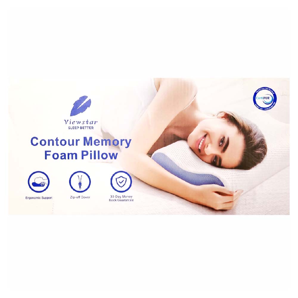 Memory Foam Kissen, Nackenstützkissen Orthopädisches Schlafkissen von Viewstar