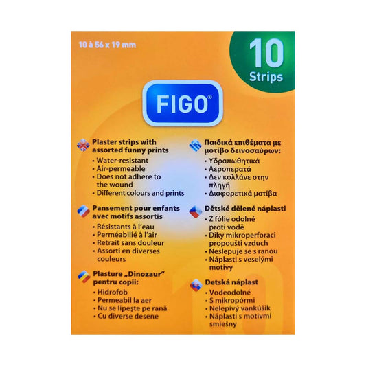 FIGO Kinder Pflaster Strips Kleine Monster 10 Stk