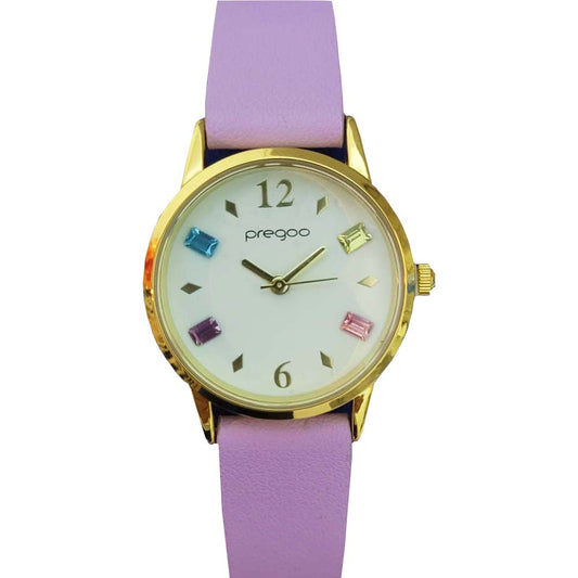 Pregoo Damenuhr Armbanduhr im Geschenkbox