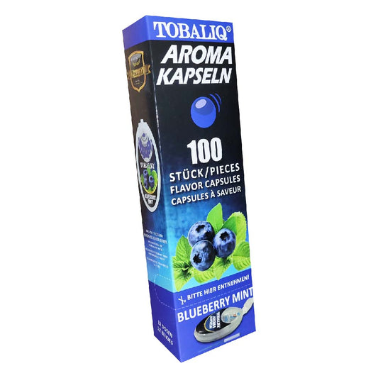 Aroma Kapseln für Zigarette Blueberry Minze 12x100= 1200 stück