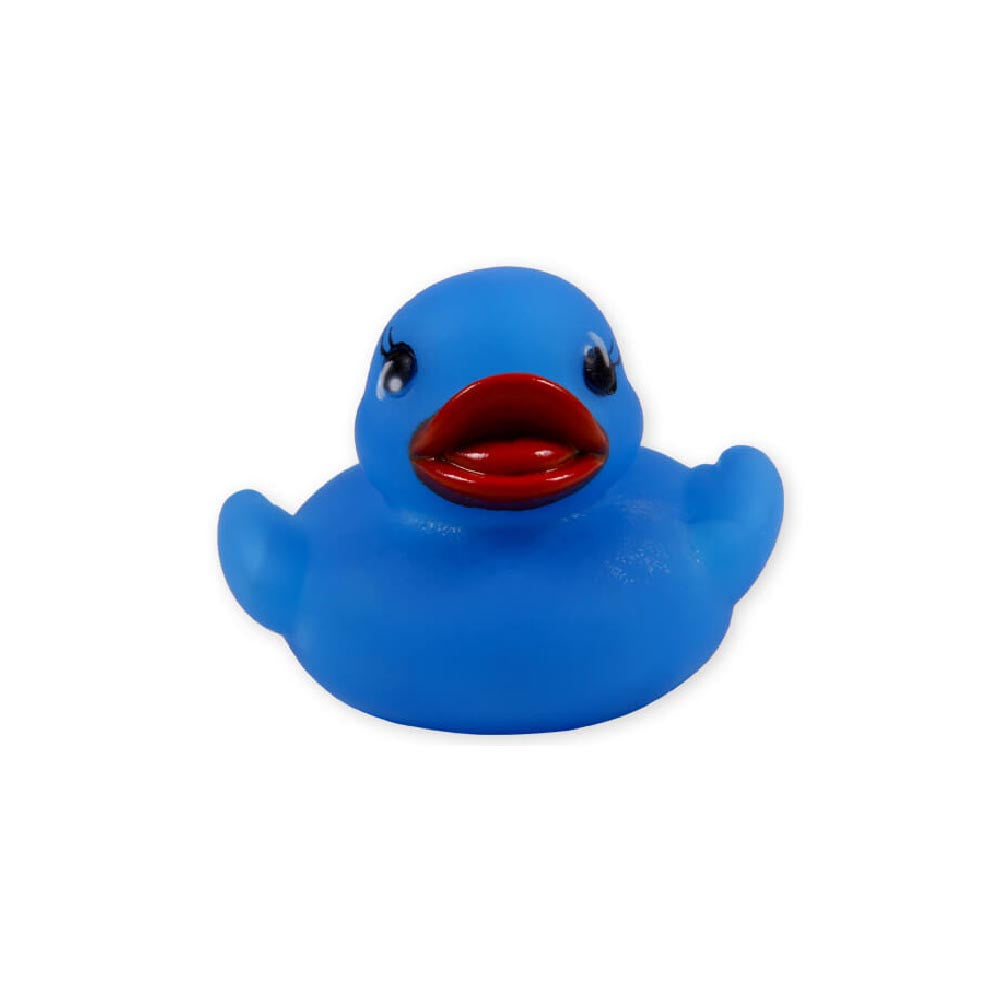 Badeente mit LED Beleuchtung multicolor blau