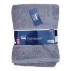 2er Frottier-Duschtuch Handtücher 70x130 cm von Home Ideas Grau