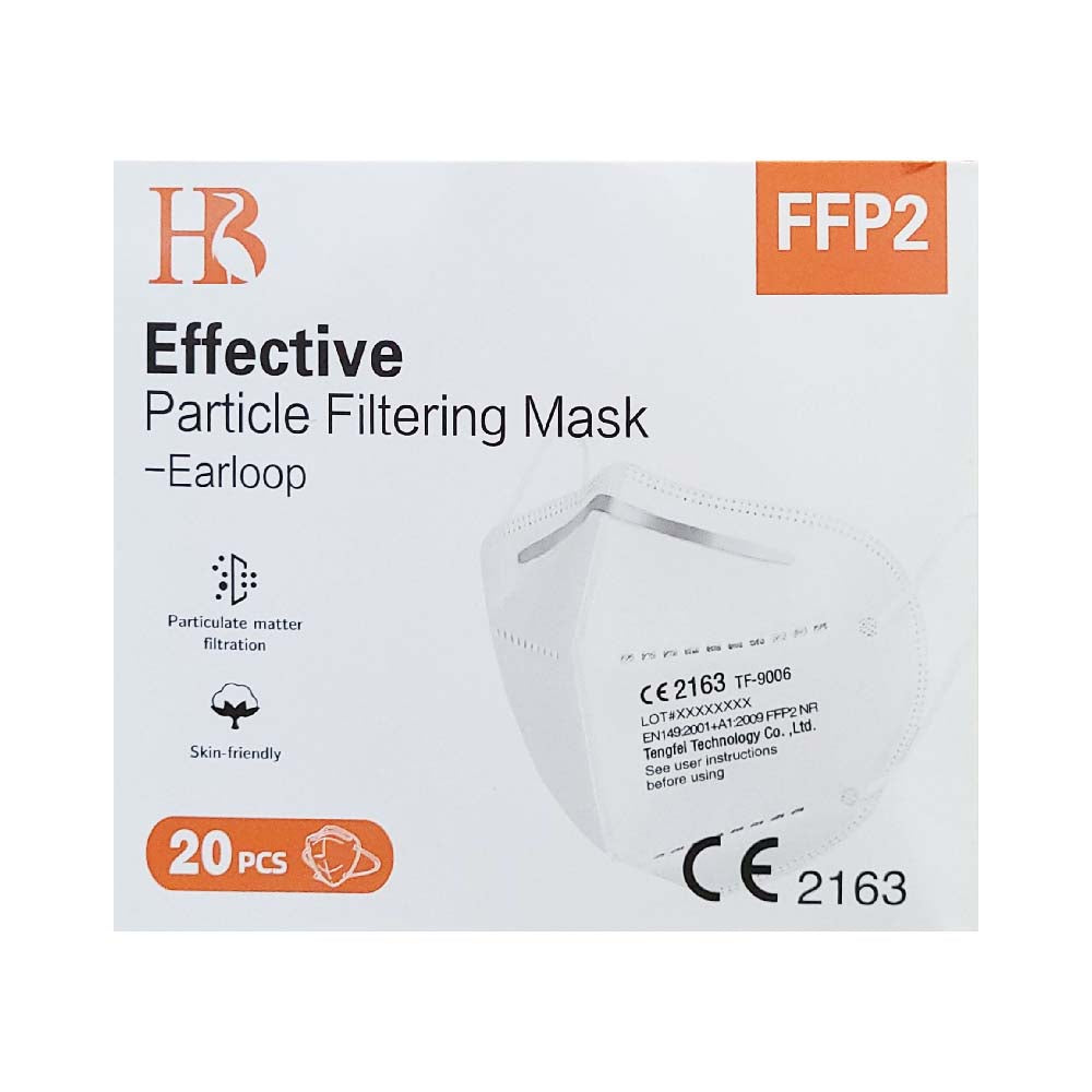 50x FFP2 Maske Tengfei TF-9006 CE 2163