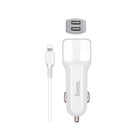KFZ Ladegerät und Lightning Kabel für iPhone mit Dual-Port