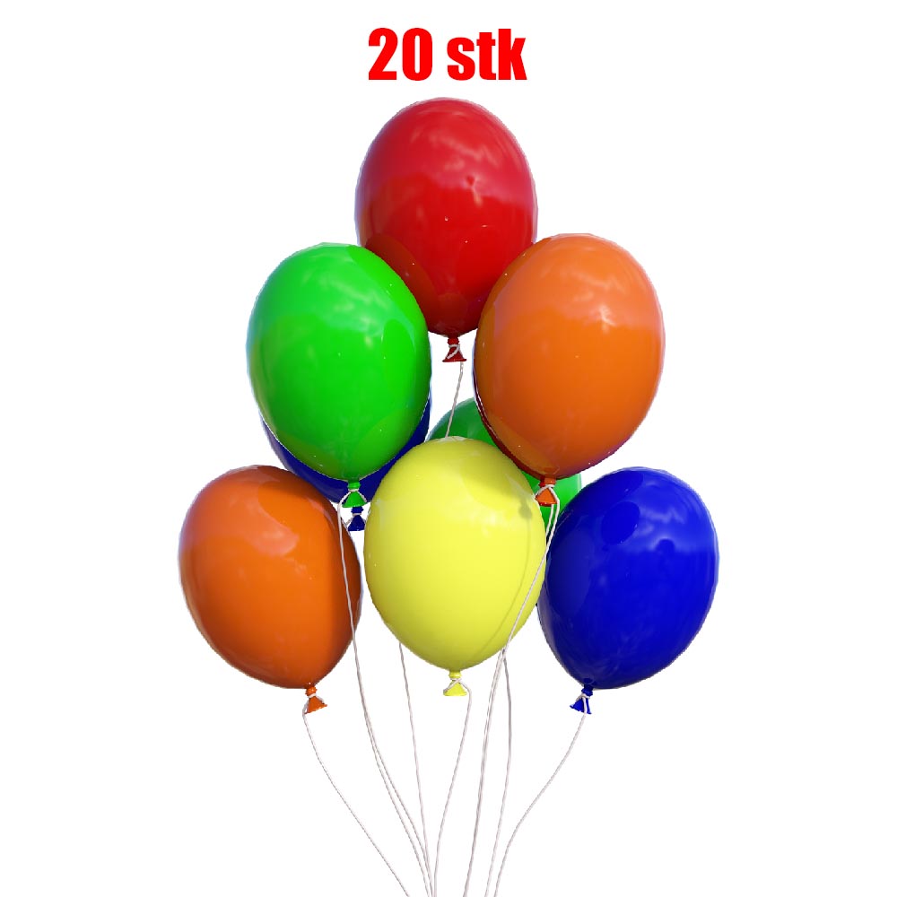 Luftballons Durchmesser 22cm 20 Stück 
