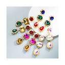 Ohrstecker 3 Farbe Diamonds Geo Dekor