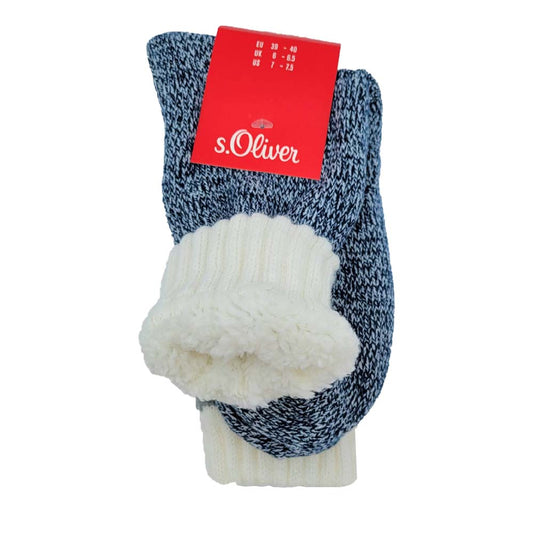 Kuschelsocken mit Teddyfellfütterung von s.Oliver mit Noppen Größe 41-42