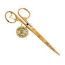 Solingen Friseurschere Schulze Special Gold Farbe 30-5 ½